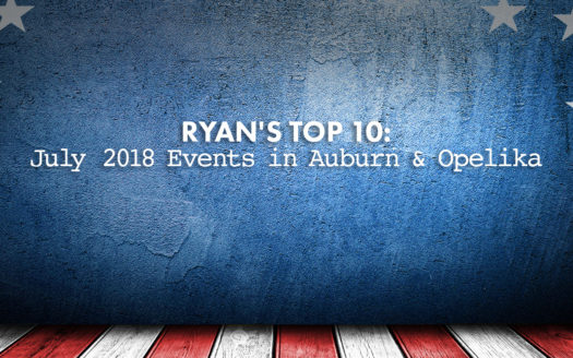 July 2018 events in Auburn and Opelika