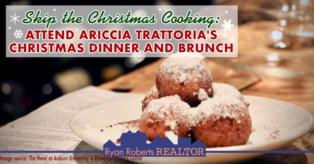 Ariccia Trattoria's Christmas dinner and brunch