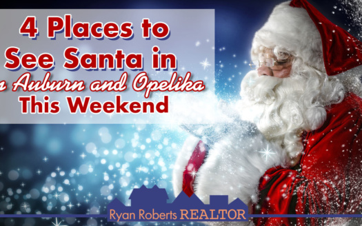 Places to See Santa in Auburn and Opelika