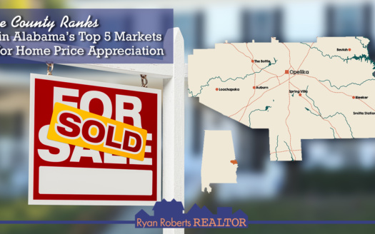 Lee County Ranks in Alabama’s Top 5 Markets for Home Price Appreciation