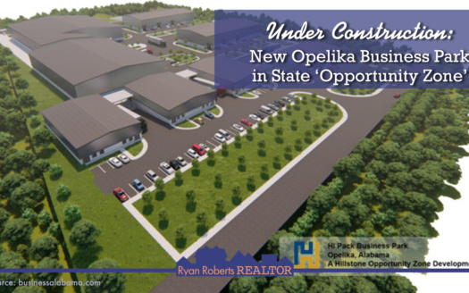 Under Construction New Opelika Business Park in State ‘Opportunity Zone’