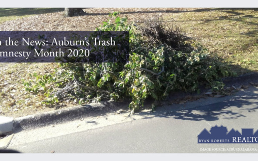 Auburn's trash amnesty month 2020