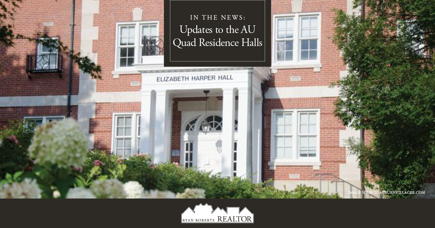 In the News Updates to the AU Quad Residence Halls Ryan Roberts Realtor