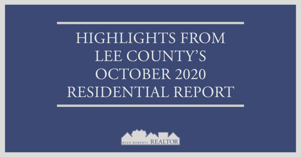 Lee County's October 2020 Residential Report