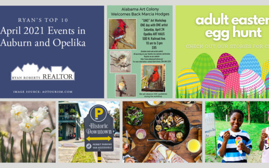 April 2021 Events in Auburn and Opelika