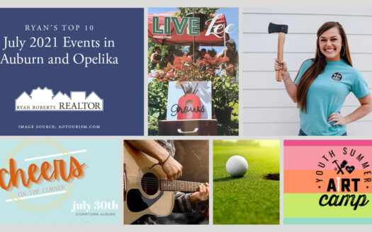 July 2021 Events in Auburn and Opelika