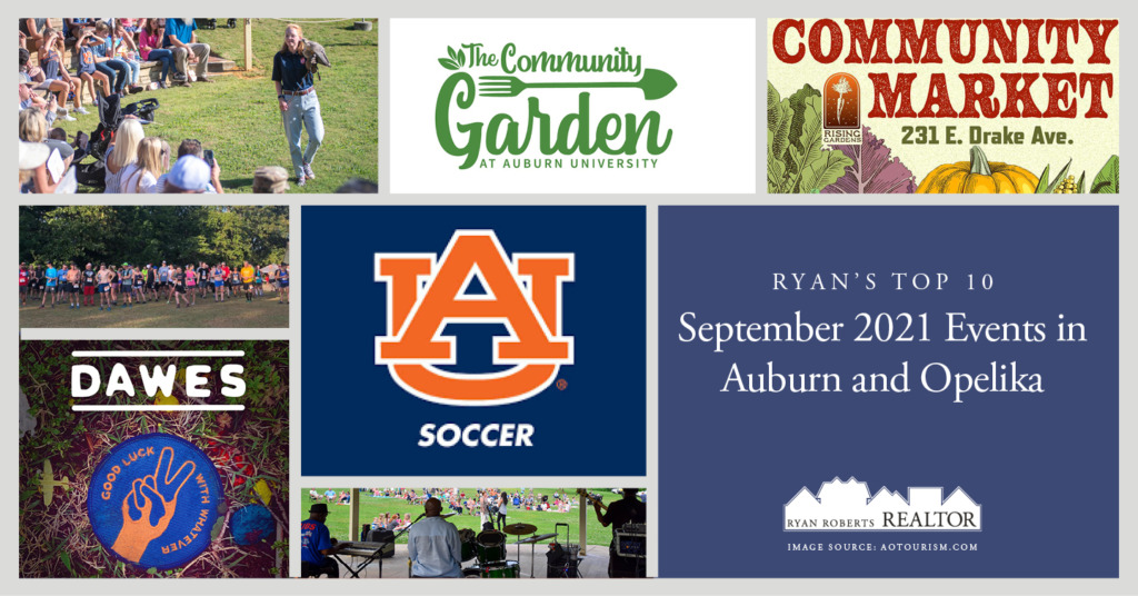 September 2021 Events in Auburn and Opelika