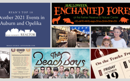 October 2021 Events in Auburn and Opelika