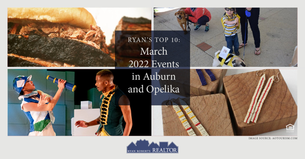 March 2022 events in Auburn and Opelika