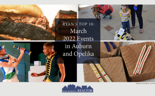March 2022 events in Auburn and Opelika