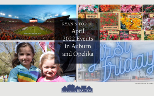 April 2022 events in Auburn and Opelika