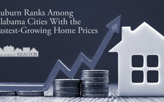 Auburn ranks among Alabama cities with the fastest-growing home prices