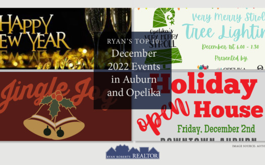 December 2022 events in Auburn and Opelika