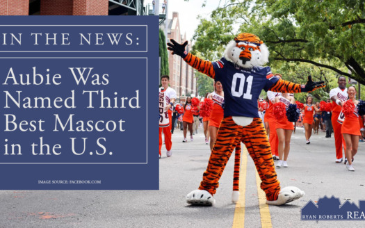 Aubie was named third best mascot in the U.S.