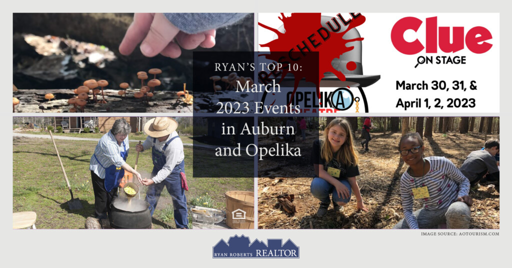 March 2023 Events in Auburn and Opelika