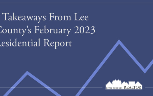 takeaways from Lee County's February 2023 Residential Report