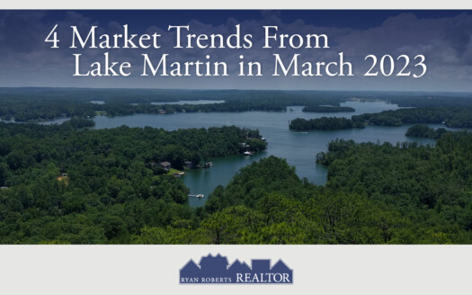 market trends from Lake Martin in March 2023
