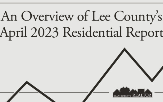 an overview of Lee County's April 2023 Residential Report