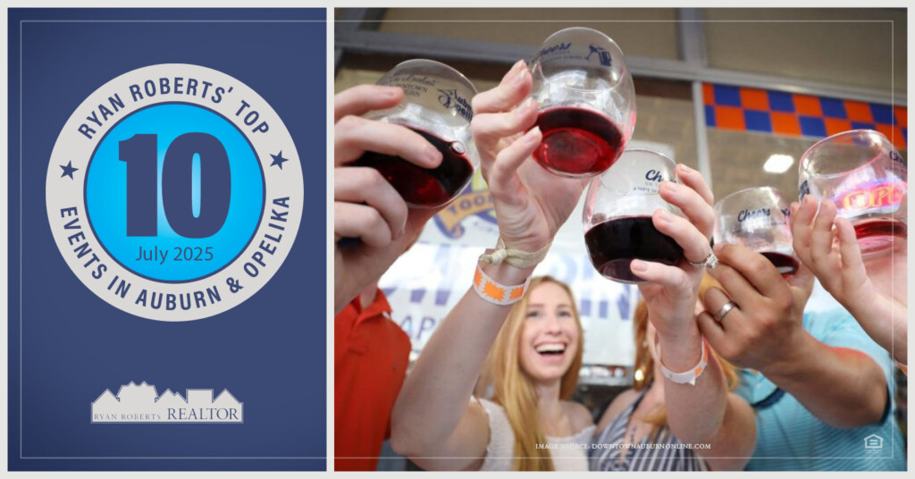July 2025 events in Auburn and Opelika