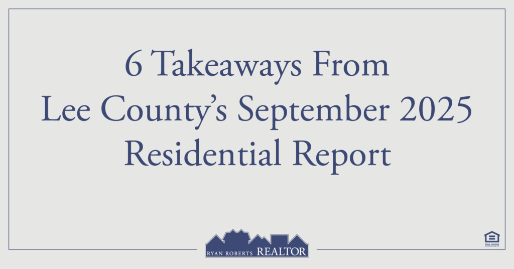 Lee County's September 2025 Residential Report