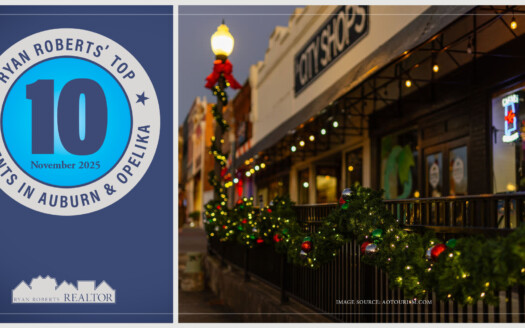 November 2025 events in Auburn and Opelika