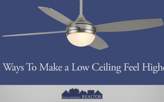 ways to make a low ceiling feel higher