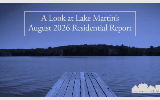 Lake Martin's August 2026 Residential Report
